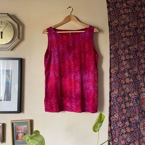 y2k sparkly 2000s girly pink beaded tank top